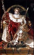 Jean Auguste Dominique Ingres Napoleon I on his Imperial Throne France oil painting artist